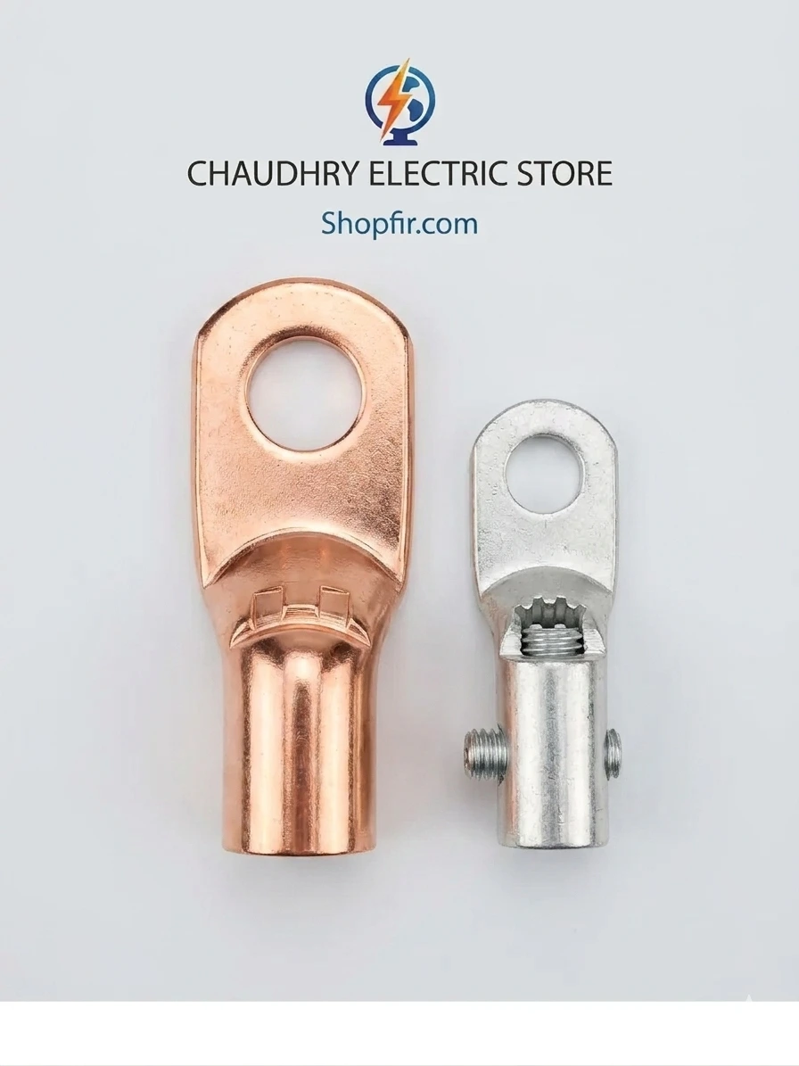 Copper Cable Lugs Pakistan | Battery Terminal Eye Type Electrical Lugs - Image 2