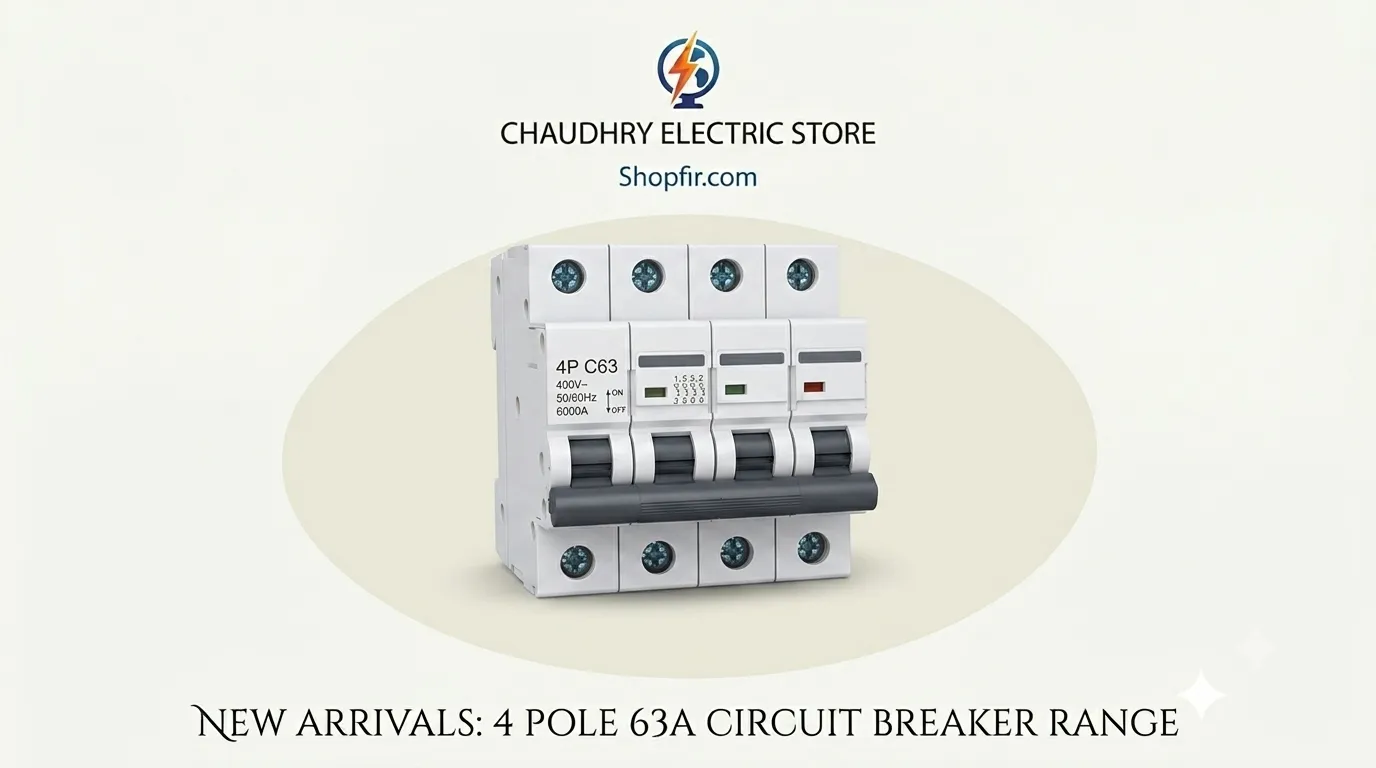 rofessional-grade 4P breaker for maximum electrical system reliability.